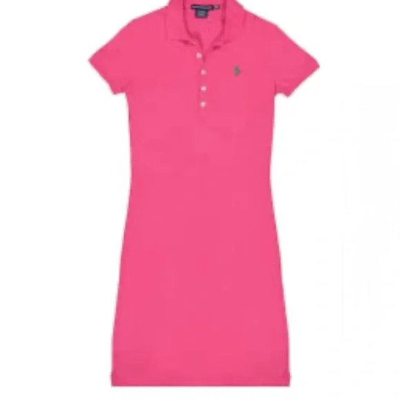 white christmas dresses Polo Ralph Lauren Women's Cotton Mesh Polo Dress Blue